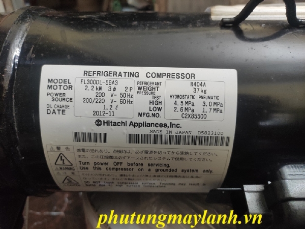 Máy nén fl300dl-56a3-Máy nén chính hãng Hitachi